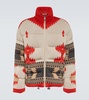 Icon jacquard down jacket