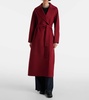 Wool wrap coat
