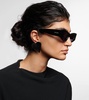 Logo oval sunglasses
