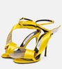 x Sergio Rossi Marquise embellished satin sandals