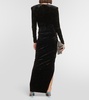 Velvet gown