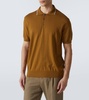 Cotton piqué polo shirt