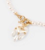 Sheryl faux pearl gold-plated necklace