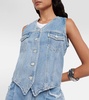 70's denim vest