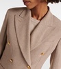 Vanadio double-breasted jersey blazer
