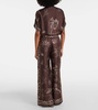 Sammy silk wide-leg pants
