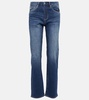 Alexxis high-rise straight-leg jeans