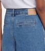 Gran Canaria high-rise wide-leg shorts