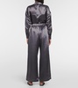 Acanto satin wide-leg pants