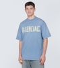 Men's Tape Type T-shirt Medium Fit in Faded Blue