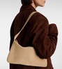 Small suede shoulder bag