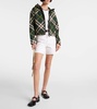 Stella high-rise denim shorts
