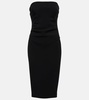 Bernard wool-blend crêpe midi dress