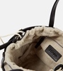 Ellie leather-trimmed bucket bag