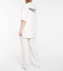 OVERSIZE POLITICAL LOGO JERSEY T-SHIRT