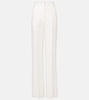Aversa high-rise linen wide-leg pants