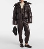 Altermat faux leather puffer jacket