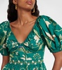 Manzanilla Esmeralda cotton minidress