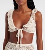 Brigitte crochet cotton top