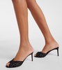 Slow Kisses embellished chiffon mules