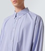 Striped oversized cotton shirt