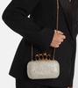 Skull Knuckle embellished clutch