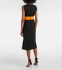 Wool cocktail dress
