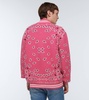 Bandana jacquard cotton bomber jacket