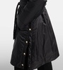 Technical canvas parka