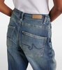 High-rise barrel-leg jeans