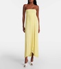 Pleated bustier dress