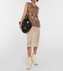 Jacquard wool-blend sweater vest
