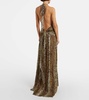 Georg leopard-print maxi dress