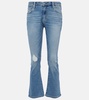 Jodi mid-rise cropped flared jeans