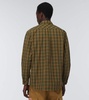 Checked cotton poplin shirt