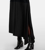 Convertible wool midi dress