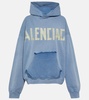 Tape Type cotton fleece hoodie