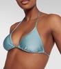 Floral-appliqué cutout bikini