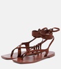 Rita suede thong sandals