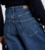 High-rise wide-leg jeans