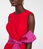 Bow-detail midi dress