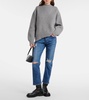 American mid-rise straight jeans
