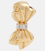 Crystal-embellished clip-on earrings