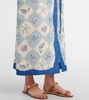 Pia printed linen shirt dress