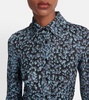 Claudia printed shirt dress