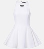Halterneck minidress