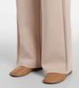 Bali cotton-blend jersey wide-leg pants