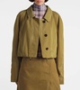 Cropped cotton jacket