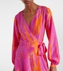 Silk maxi dress