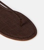 Almost Bare raffia-effect sandals